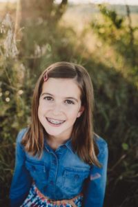 young girl smiling with braces 2